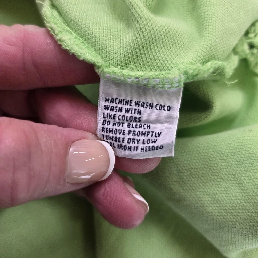 Polo By Ralph Lauren Polo Shirt Men's 2XLT Green Big Tall Pique Casual Cotton